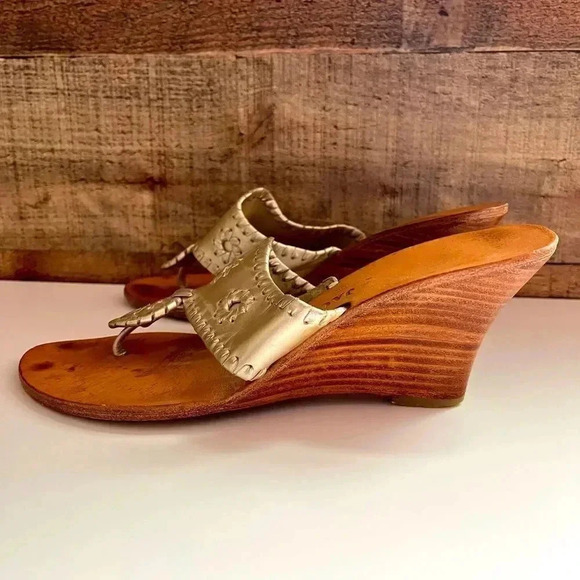 Jack Rogers Hamptons Mid Wedge Sandals - Picture 2 of 8